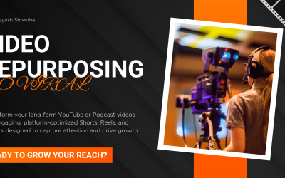 Black And Orange Modern Video Production Agency Banner