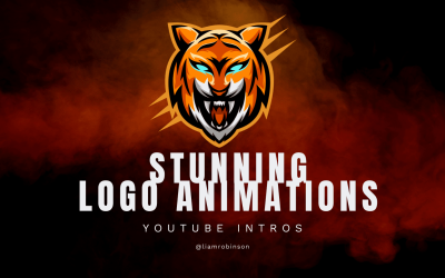 Black Orange Minimalis Offline Gaming Banner Landscape