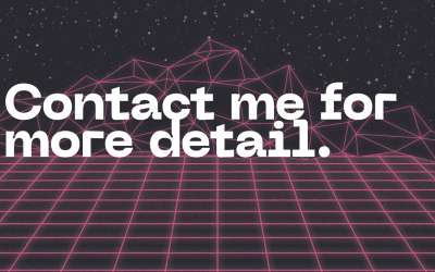Black Pink and Cyan Neon Retro Virtual Background