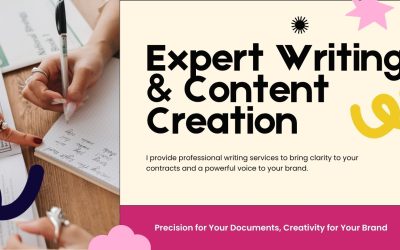 Black Pink and Yellow Modern Creative Writing Workshop Presentation