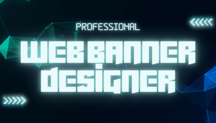Black and Blue Neon Cyber Monday Banner