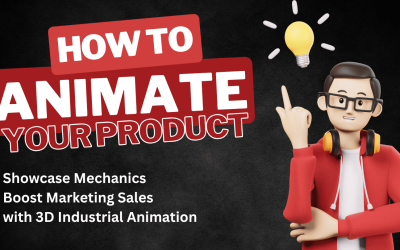 Black and Red 3D Animation How To YouTube Thumbnail