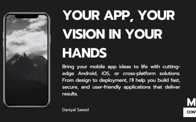 Black and White Typographic and Modern Phone Brand Facebook Ad