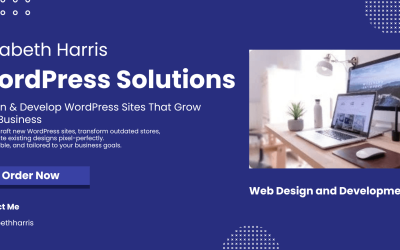 Blue Modern Business Agency Banner