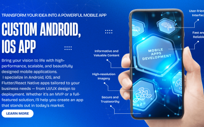 Blue Modern Mobile App Development Facebook Cover (1)