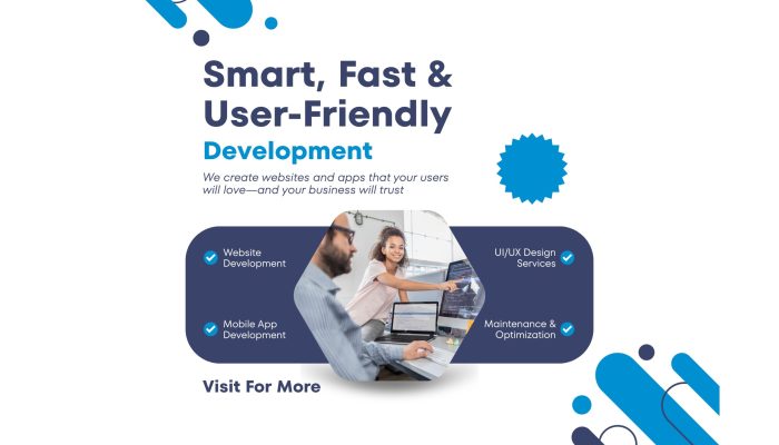 Blue Modern Web and App Development Services Instagram Feed Ad (1280 x 768 px)