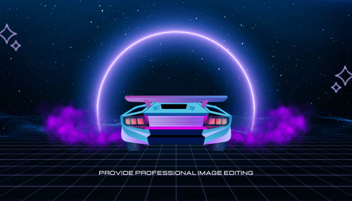Blue Neon Modern Gaming Banner Landscape