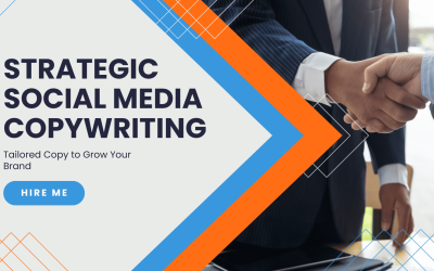 Blue & Orange Geometric Business Facebook Cover