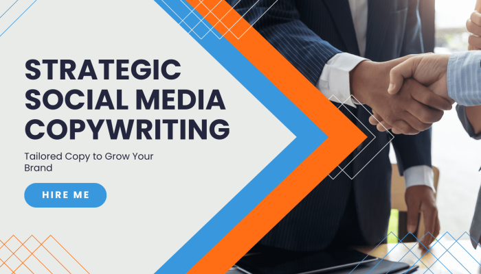 Blue & Orange Geometric Business Facebook Cover