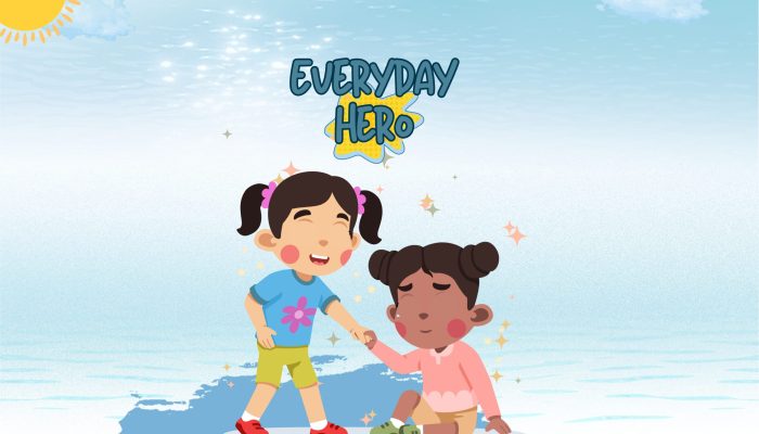 Blue Playful Children Storybook Wattpad Cover (1280 x 768 px)