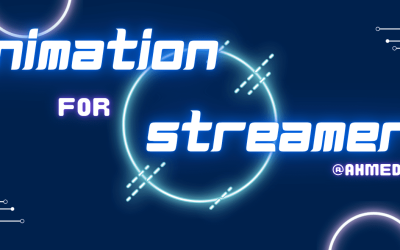 Blue Purple Neon Modern Game Streamers Twitch Banner