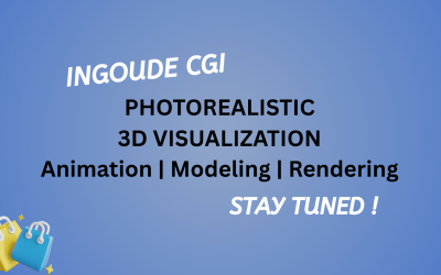 Blue Red Bold 3D Illustrative Coming Soon Facebook Post