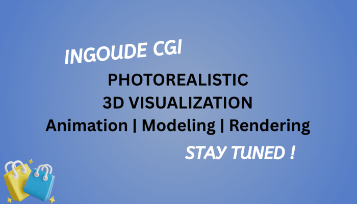 Blue Red Bold 3D Illustrative Coming Soon Facebook Post