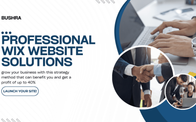 Blue White Modern Business Strategy Blog Banner