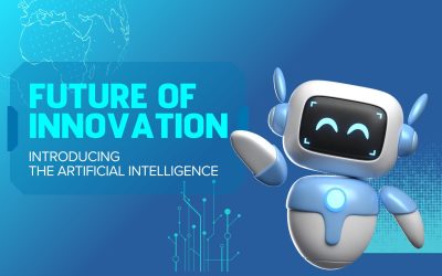 Blue and Teal Big Bright and Bold Ai Technology Banner (1280 x 768 px)