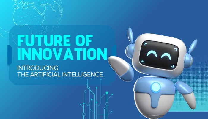 Blue and Teal Big Bright and Bold Ai Technology Banner (1280 x 768 px)