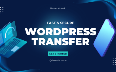 Blue and White Gradient Cyber Monday Banner