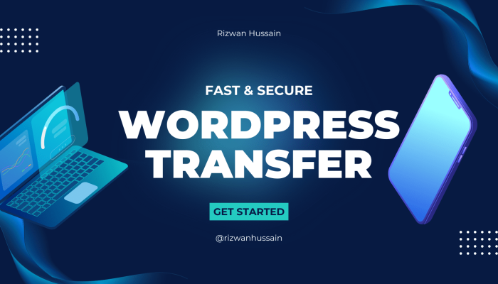 Blue and White Gradient Cyber Monday Banner