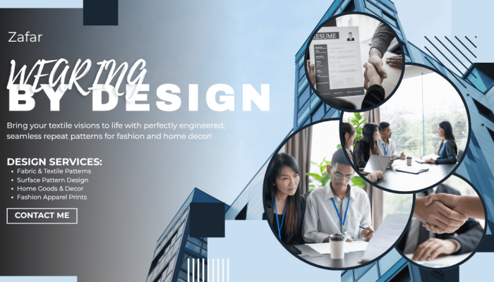 Blue and White Modern We Are Hiring Facebook Post