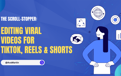 Blue and Yellow Minimalist Modern Social Media Marketing Blog Banner