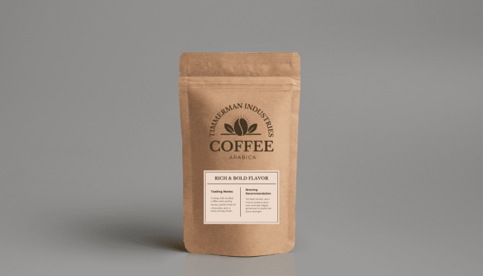 Brown and Grey Coffee Product Features Instagram Post