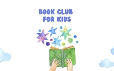 Colorful Pastel Illustrative Watercolor Children's Book Club Poster (1280 x 768 px)