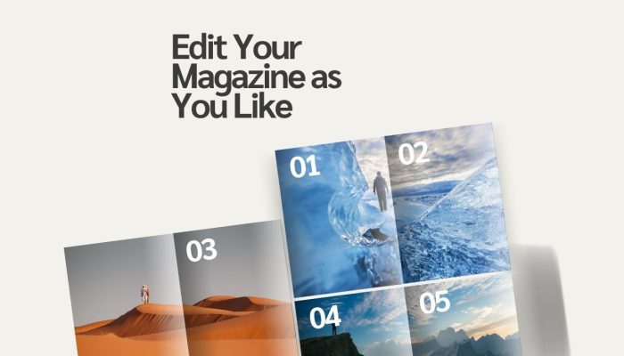 Cream Black Soft Edit Magazine Mockup Instagram Post (1280 x 768 px)