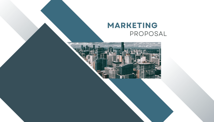 Geometric Marketing Proposal Cover Page (1280 x 768 px)