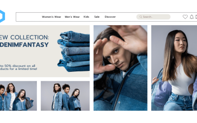 Gray Modern New Collection Sale Banner