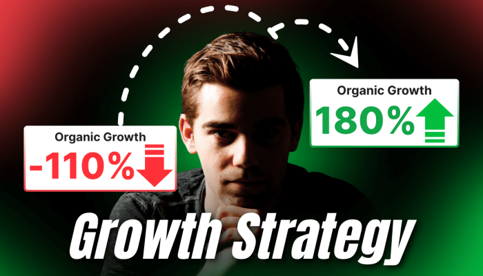 Green and Red Bold Modern Growth Business YouTube Thumbnail