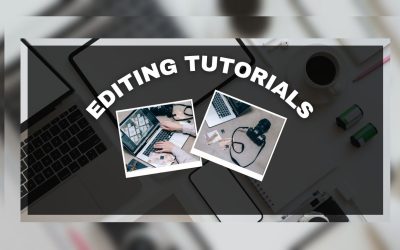 Grey White Simple Editing Tutorials Vlog Youtube Thumbnail (1280 x 768 px)