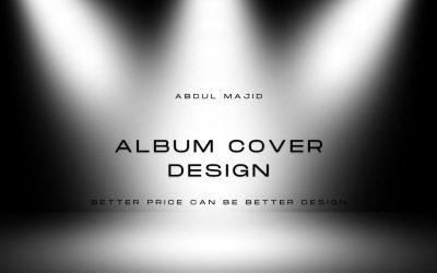 Minimal Spotlight Music Album Cover