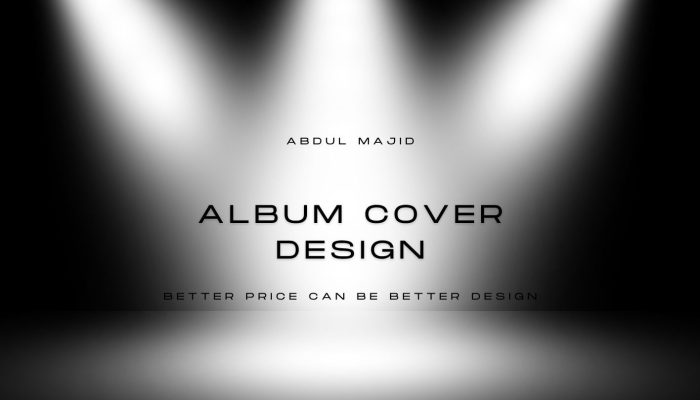 Minimal Spotlight Music Album Cover