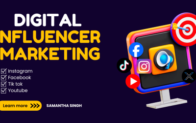 Navy Modern Digital Marketing Agency Facebook Ad