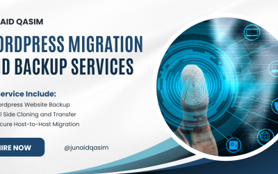 Navy and White Modern IT Technology and Solution Banner Landscape