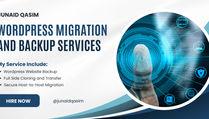 Navy and White Modern IT Technology and Solution Banner Landscape