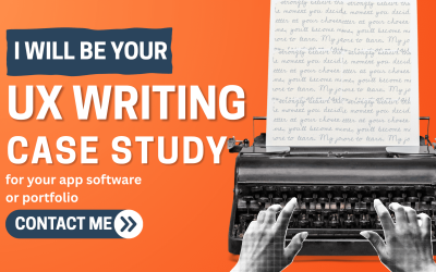 Orange and Black Retro Writing Blog Banner