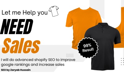 Orange and White Modern Custom T-Shirt Printing Facebook Cover