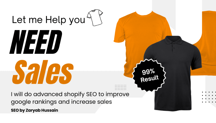 Orange and White Modern Custom T-Shirt Printing Facebook Cover