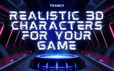Pink Blue Futuristic Game YouTube Banner