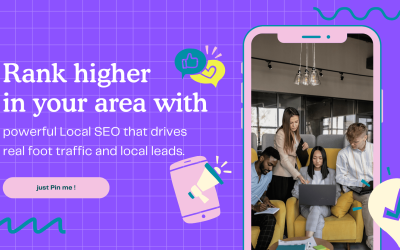 Pink and Green Creative Social Media Marketing Service Presentation
