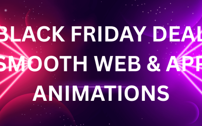 Pink and Purple Neon Black Friday Sale Banner Landscape