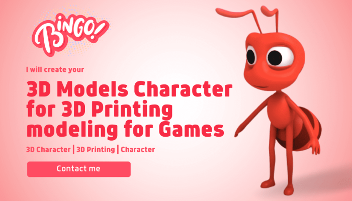 Pink and Red 3D Model Course Instagram Post (1280 x 780 px)