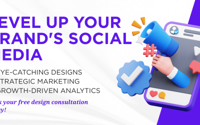 Purple Blue and White Playful Social Media Presence Banner Landscape