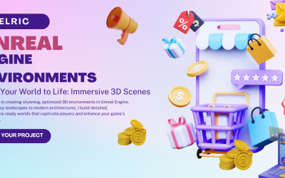 Purple Modern 3D Illustrative Digital Marketing Webinar Banner