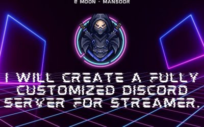 Purple Neon Action Gaming Twitch Banner (1280 x 768 px)