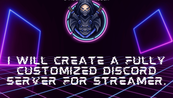 Purple Neon Action Gaming Twitch Banner (1280 x 768 px)
