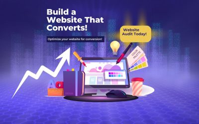 Purple Playful Website Design and Development Services Instagram Post (1280 x 768 px)