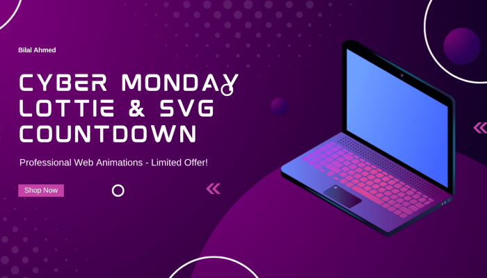 Purple and Blue Gradient Cyber Monday Sale Facebook Post