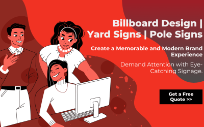 Red Digital Signage Marketing Strategy Blog Banner